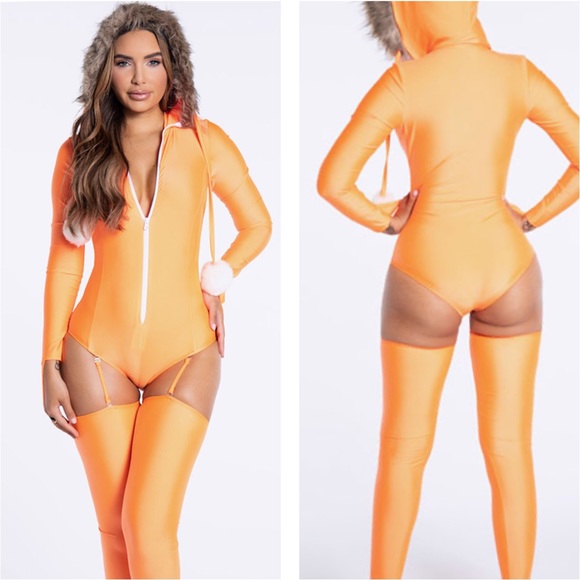 Starline Other - Starline Small Town McKenna Neon Orange Adult Costume Size Medium NWOT